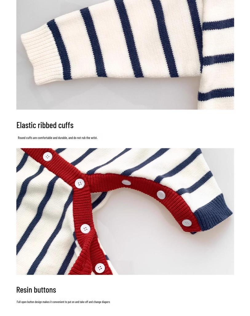 2025 Winter Family Sweaters: Stylish Parent-Child Outfits for Mother-Son/Daughter with Baby Romper