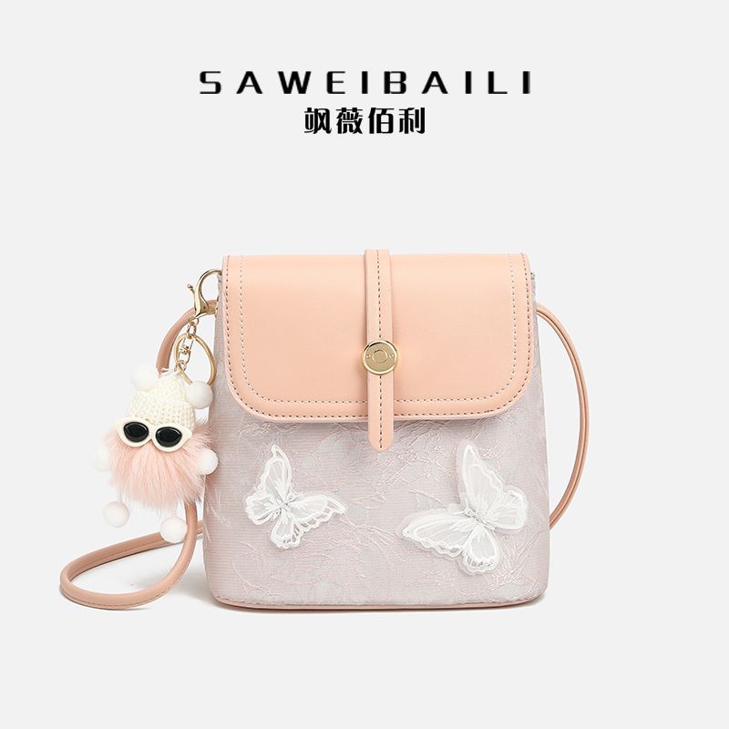 Bag Women s 2026 New Chinese Embroidery Mobile Phone Bag Women s Versatile Lightweight Mini Shoulder Crossbody Bag Women s Bucket Bag