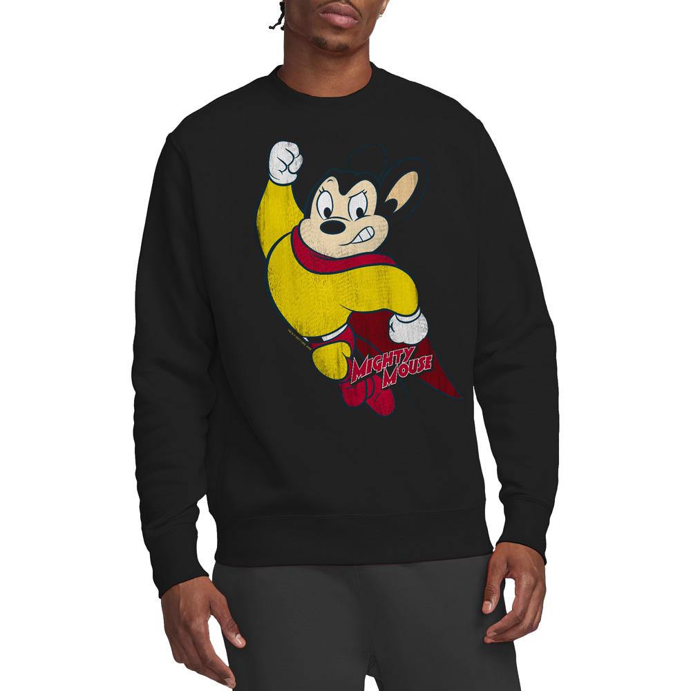 Mighty Mouse Unisex Adult Classic Hero Sweatshirt