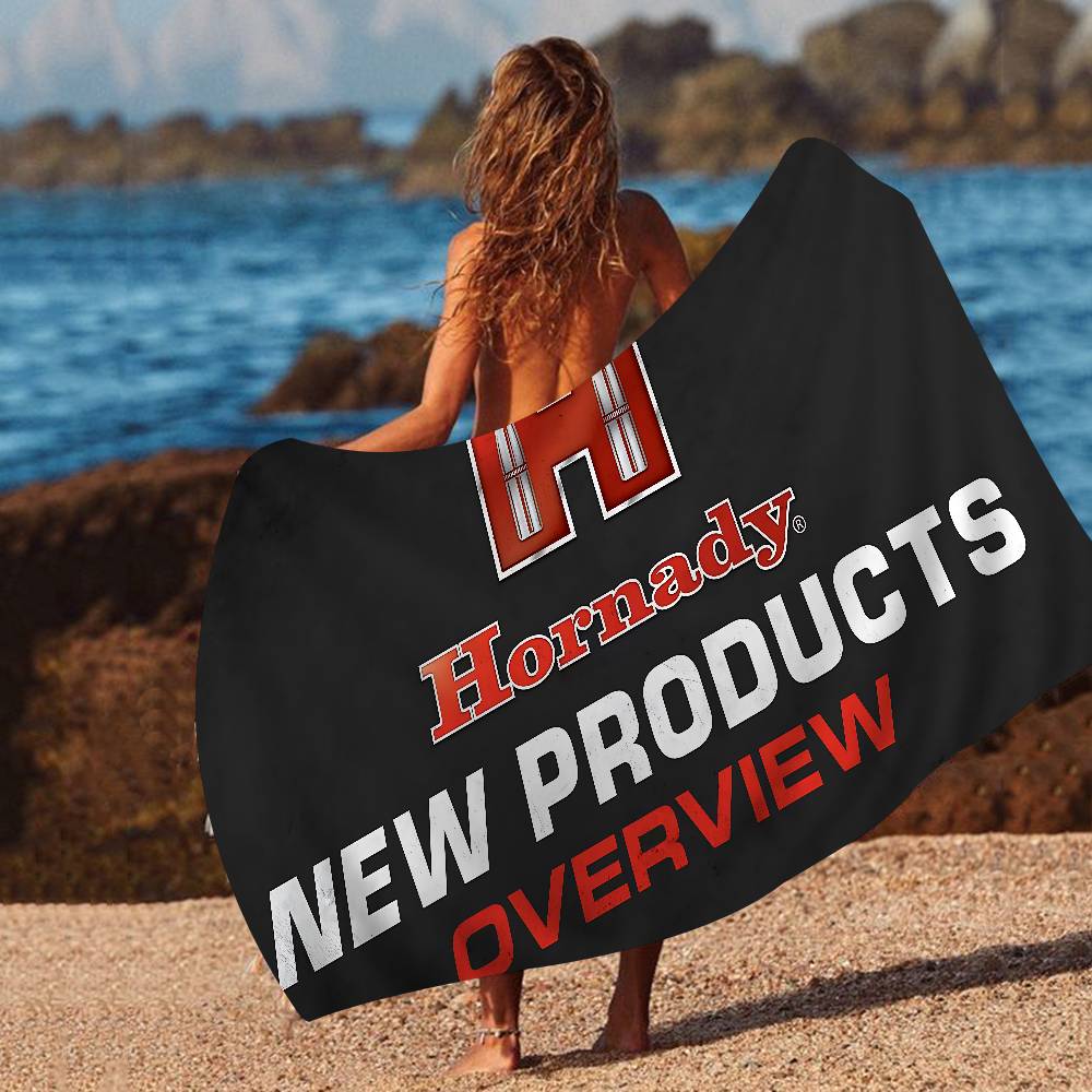 Hornady Microfiber Blanket Quick Drying Beach Towels Oversized Printing Super Absorbent Pool Towel Blanket