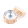 Reusable Sealing Cosmetic Container Portable Waterproof Cream Bottle Bamboo Aluminum Multifunction Empty Balm Box Women