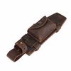 TOURBON Knife Sheath Belt Straight Knife Case Handmade Leather Sheath for Petty Knives with Flint Holder - Perfect for Camping, BBQ, Fishing, and Airs