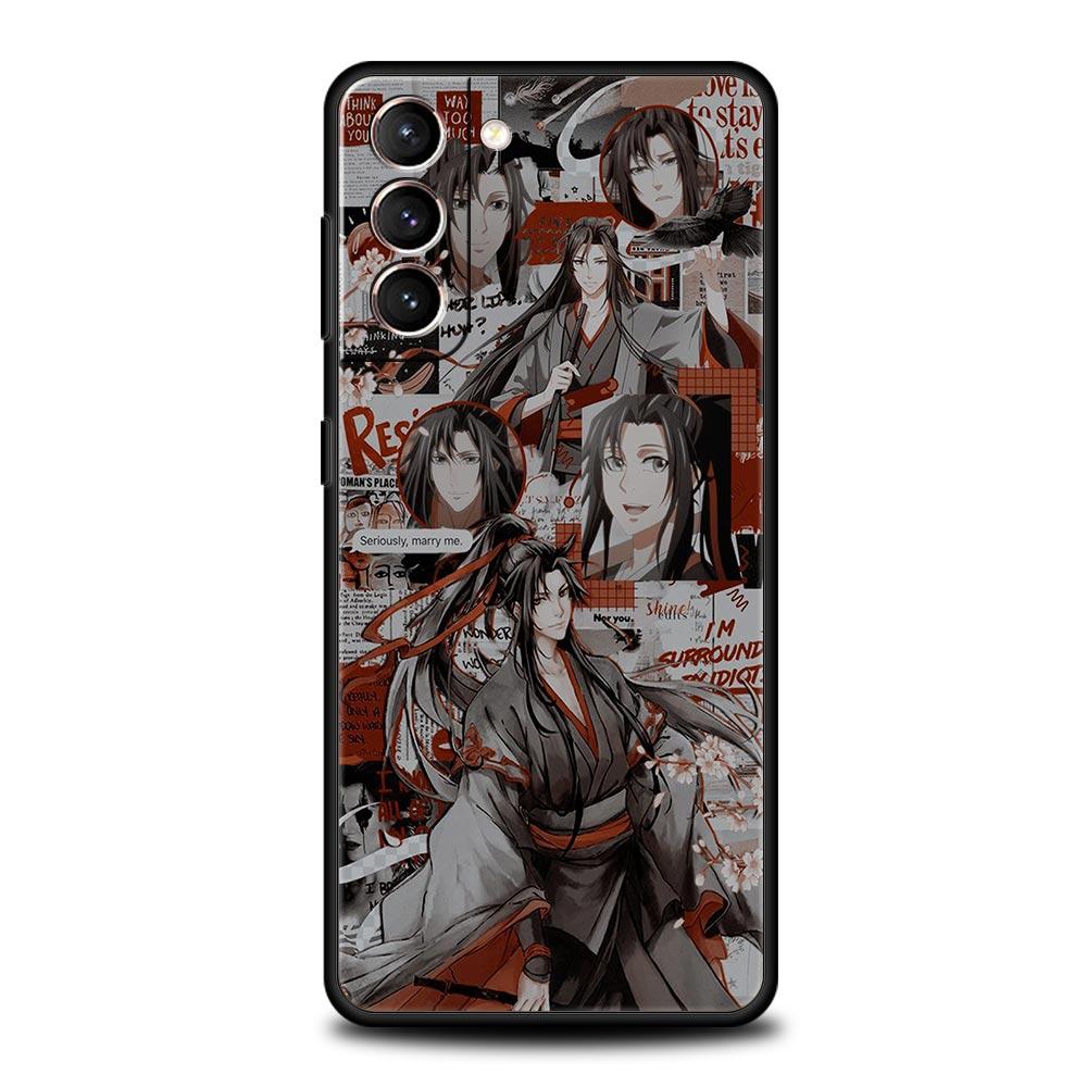 

Anime Mo Dao Zu Shi MDZS Phone Case For Samsung Galaxy S22 S21 S20 Ultra FE 5G S10E S10 S9 S24 Plus S23 Cover Black Samsung S20Ultra