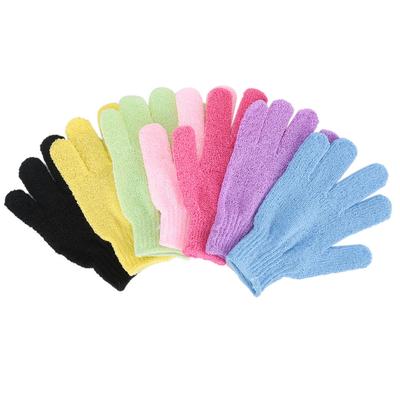 7pcs Bath Glove Shower Body Deep Cleaning Exfoliating Skin Spa Massage Scrub Glove7pcs/Set