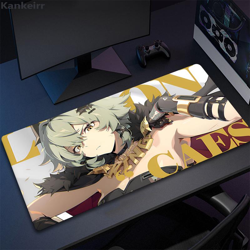 Seth Lowell Nicole Koleda Lycaon Ellen Corin Large Kawaii Mousepad Zenless Zone Zero Mouse Pad Office Laptop Keyboard Desk Mat