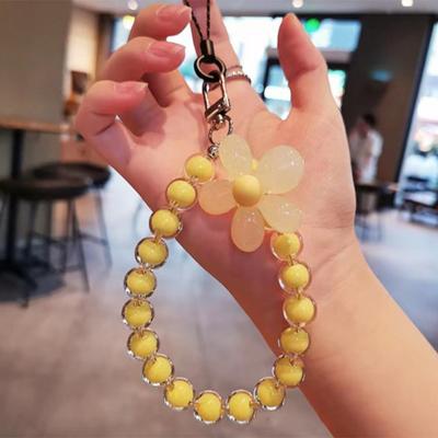 1Pc Macaron-Colored  Bead String  Mobile Phone Lanyard Ins Chain