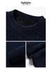 Men's Chenille Fleece One-Piece Knitwear: Thickened Warm Winter Woolen Base Layer Sweater