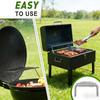 Robuster Federgriff aus Edelstahl für BBQ-Grill-Ersatz mit Schweißdesign und komfortablem Griff P9YB