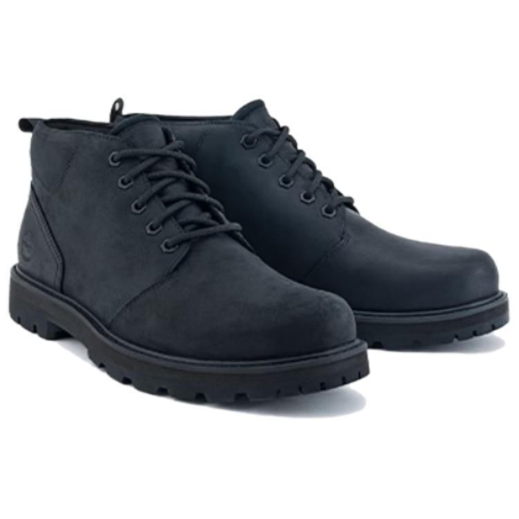 Timberland Sports Trend Durable Waterproof High-Top Outdoor Functional Shoes Men Shoes Black A69TWW02