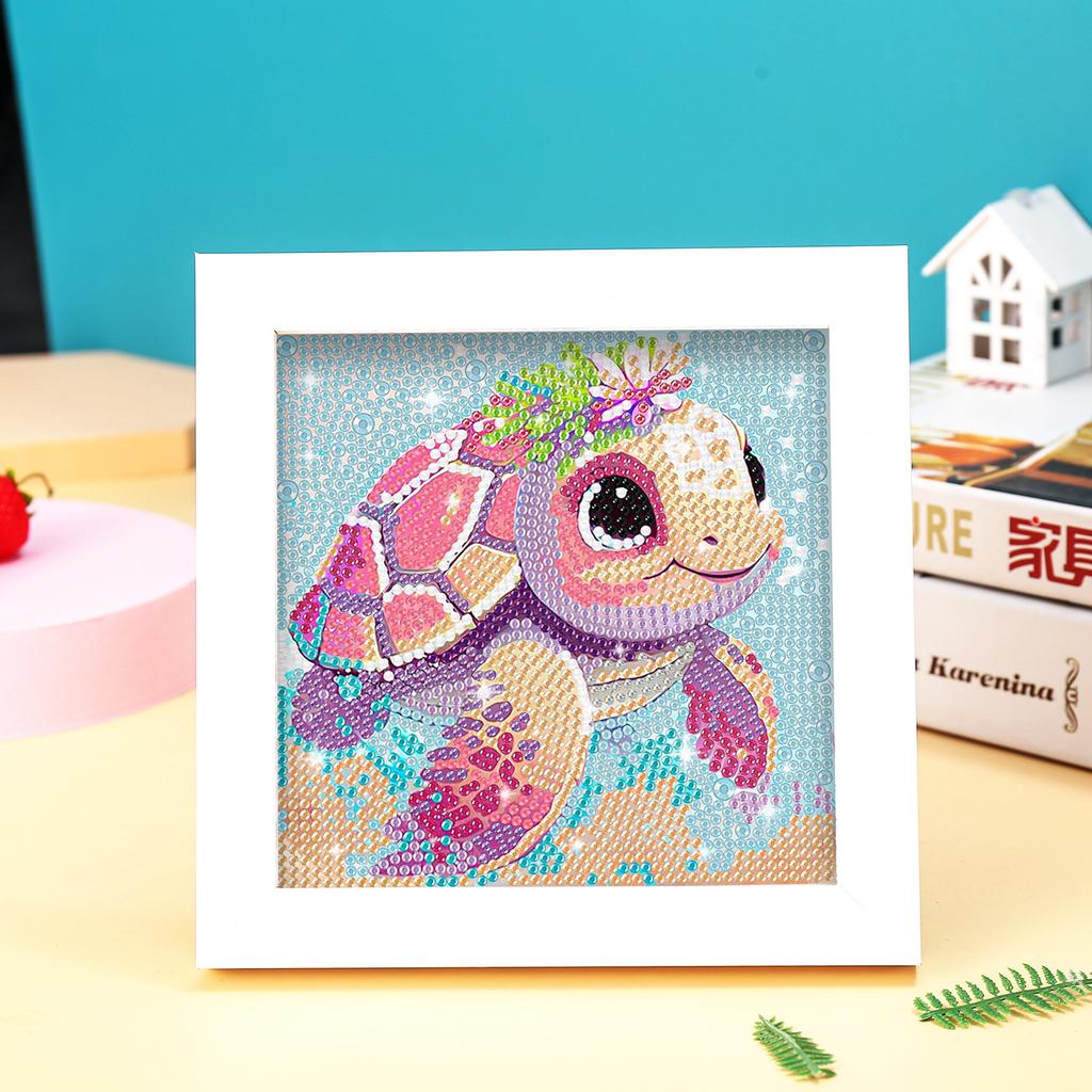 Full Drill 5D DIY Diamond Painting Kit Cute Animal Diamond Art Painting Set Suitable For Adult Beginner Home Wall Decor