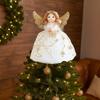 Handmade Christmas Tree Top Stars Angel Girl Angel Fairy Ornaments  Holiday Celebration