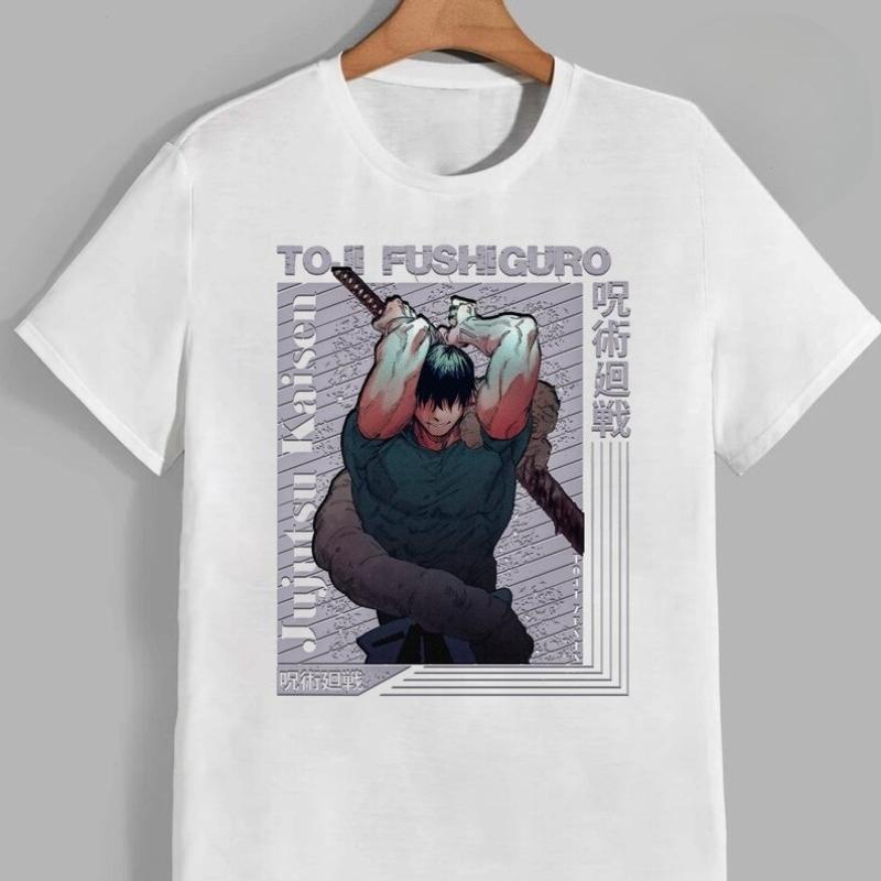 Toji Fushiguro Jujutsu Kaisen Anime Graphic T-shirt XXXL