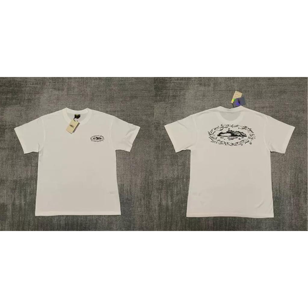 LUXEON Men's Cotton Printed T-shirt, Street Fashion Clothing, Avant-garde Style, Retro Oversized Design.Suitable for Both Men and Women