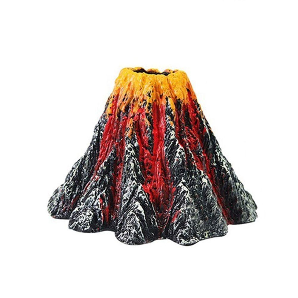 Tank Accessories Simulation Volcano Micro-landscape Fish Tank Decor Aquatic Pet Supplies Air Stone
