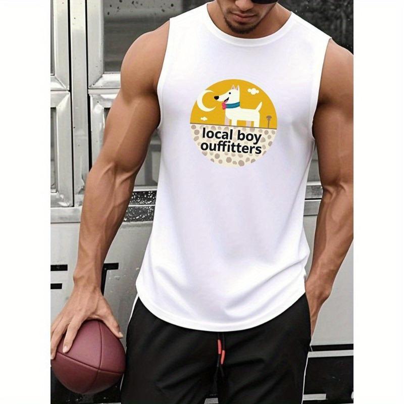

Soft & Stretchable, Men s Slim Fit Tank XXL білий