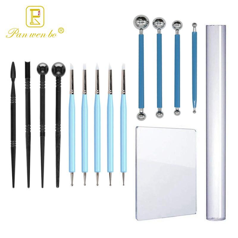 61-Piece Polymer Clay & Pottery Tool Set for DIY Carving and Embossing
