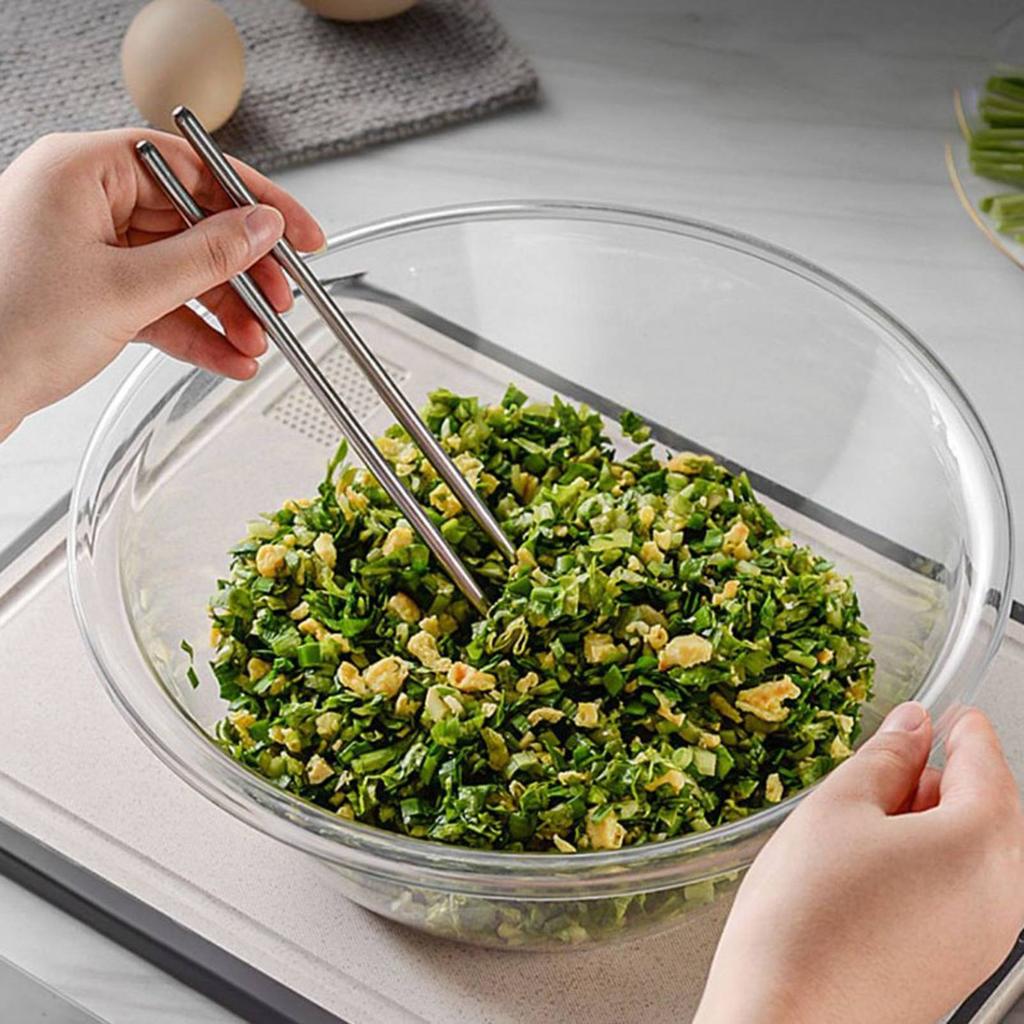 Plastic Mixing Bowl Large Capacity Non Stick Kneading Bowl Ingredients Food Prep Serving Container for Dough Eggs Large