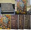 3D Vintage Embossed Leather Owl Printing  Travel Diary A5-Notebook Gifts Notepad 1pcs Note Book