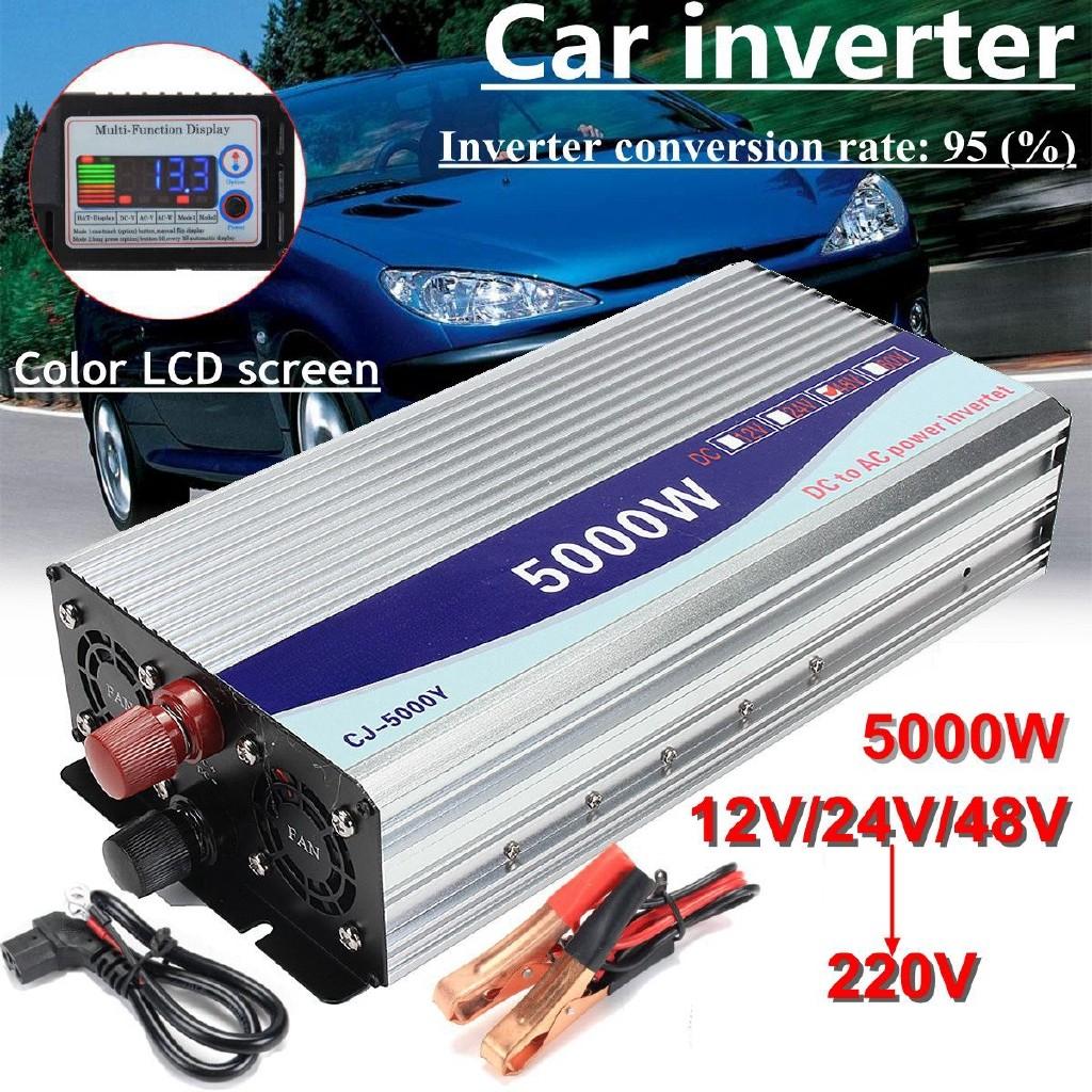 10000W Inverter peak VoltageTransformer 12V/24V/48V Modified Sine Wave Power Voltage transformer Inverter Converter 33*15*7.5cm