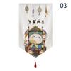 Japanese Lucky Cat Short Curtain Kitchen Partition Sushi Shop Restaurant Decor Signboard Tea Room Pennant Izakaya Half Curtains