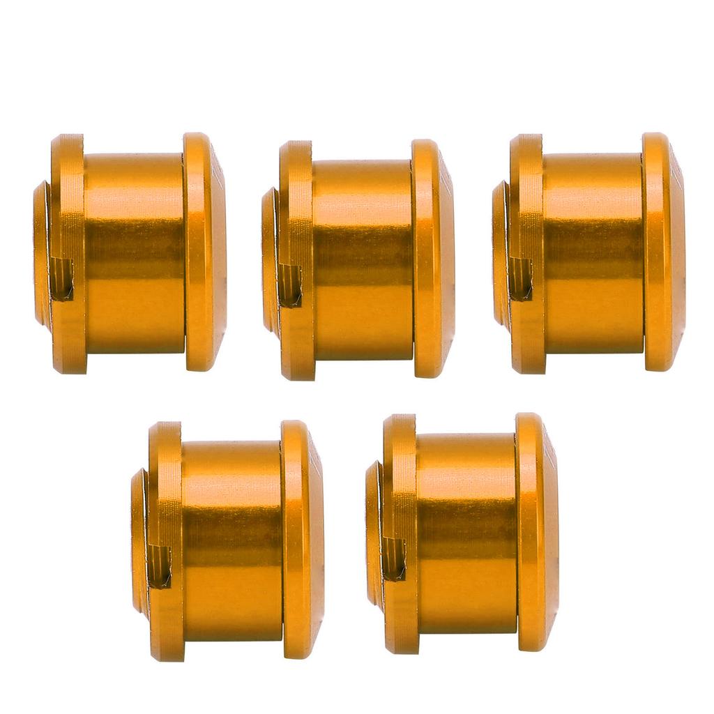5pcs Single Chainring Bolts Crankset Nuts Aluminum Alloy Chain Wheel Screws for Mountain Bike