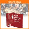 Did You Wtf Say Party Game Against All Dignity Morality Full Game Set Cards 594
