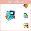 Charming Cartoon Character Brooch Stunning Alloy Design For Game Console Lovers