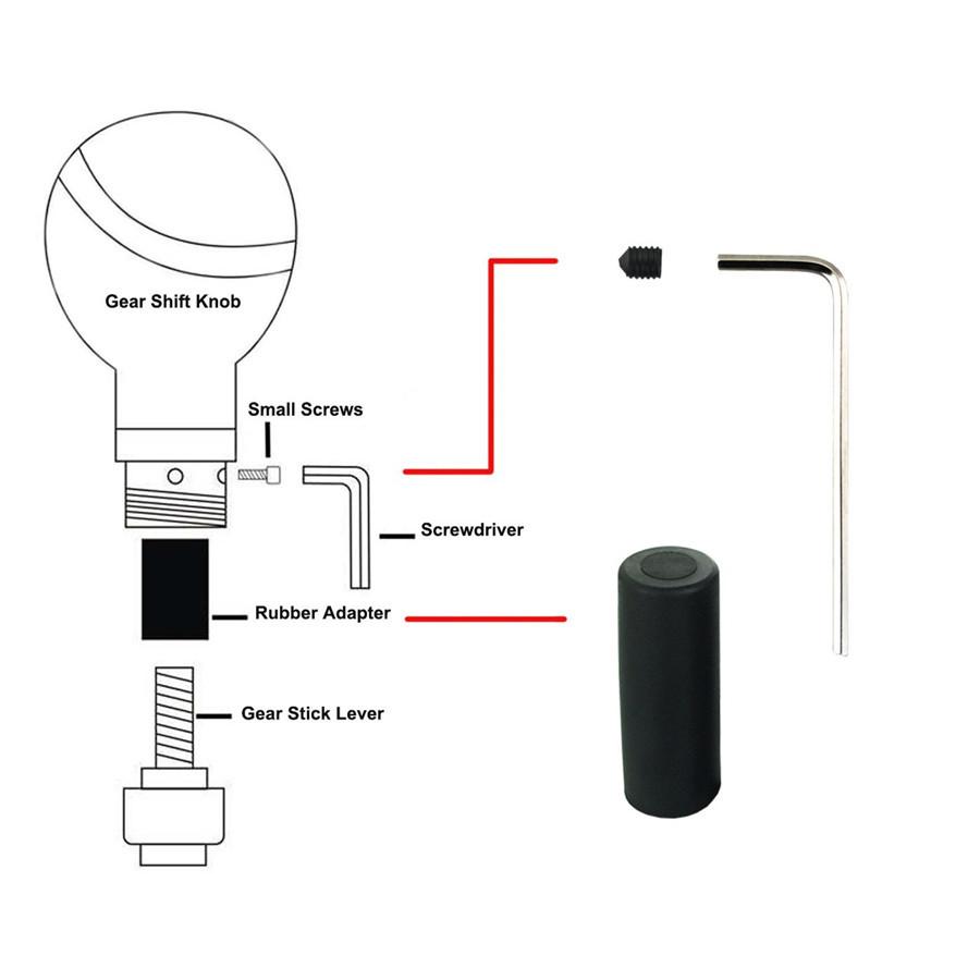 

Универсальный Автоматический Автомобильный AT Рычаг Переключения Передач Ручка Набалдашник Рычаг Переключения Передач Чехол Кнопка