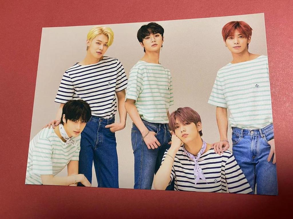 [USED] TXT ETERNITY Uniform Postcard Trading Card MD ALL