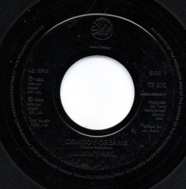 

7inch Record JIMMY NAIL - Cowboy Dreams YZ878 EastWest 1995 UK Rock Used