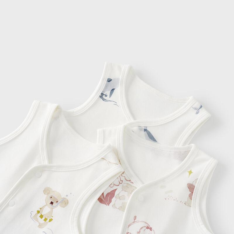 TONGTAI Unisex Pure Cotton Baby Vest