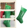 Present Bag Large Colorful Sequins Christmas Stocking for Family Celebration Holiday Indoor and Outdoor Decoration