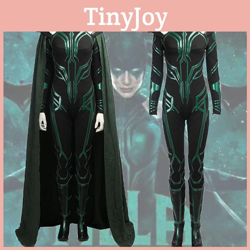 Goddess Of Death Hela Costume Set For Women Thor Ragnarok Cosplay Outfit