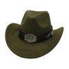 Direct Supply Top Hat Outdoor Retro Jazz Hat Vacation Travel British Style Western Cowboy Hat