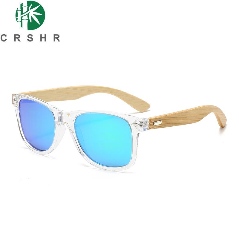 Polarized Retro Bamboo Sunglasses for Men and Women - Fashionable European & American Style