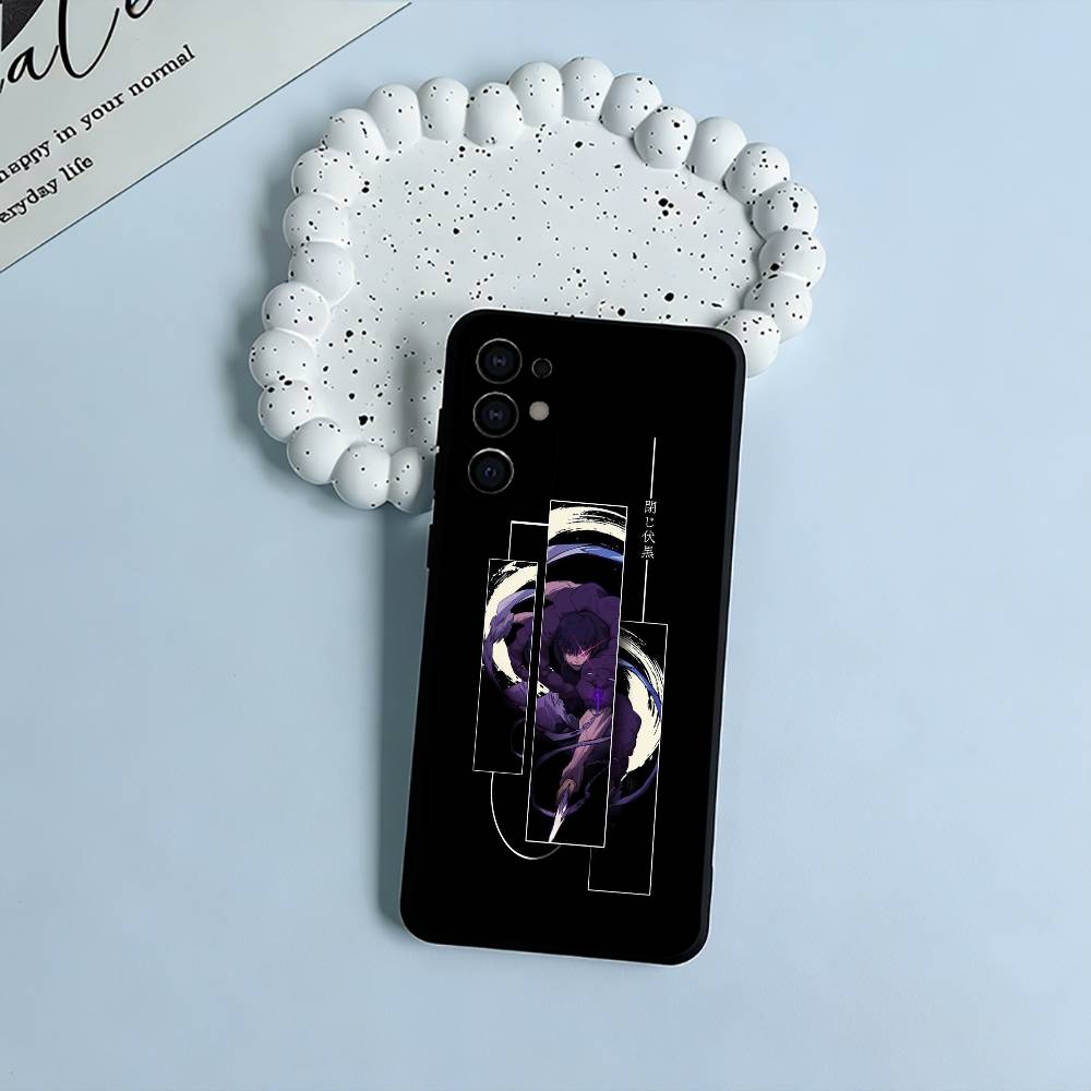 Charismatický padouch-Fushiguro Toji Černý měkký silikonový kryt na telefon pro Samsung S25, S24, S21, S22, S23, S30, Ultra, S20, Lite