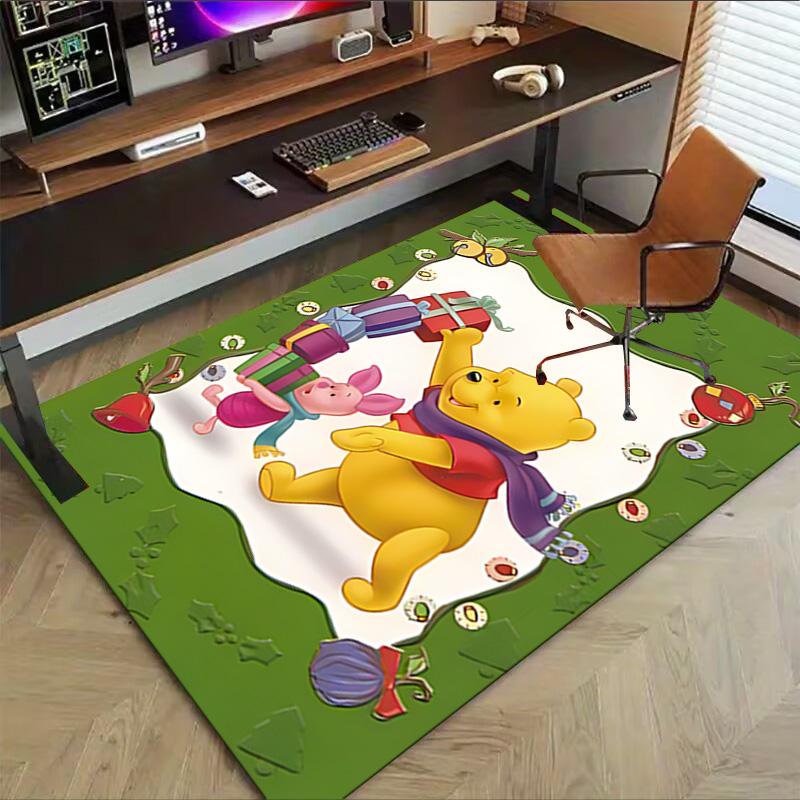 Christmas Gift Cheer Carpet For Playroom Bedroom Living Room Sofa Home Decor Kids Game Area Rug Nonslip Floor Mat