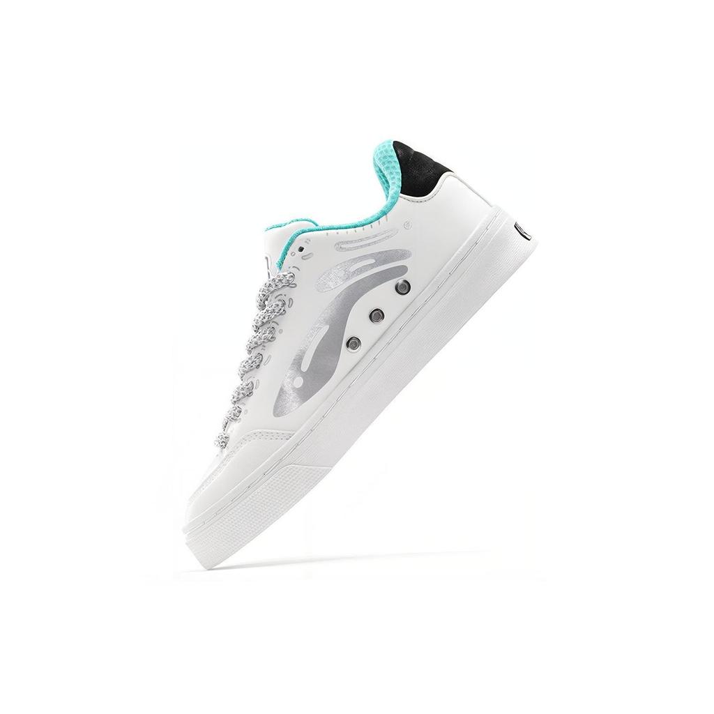 Li Ning Steven Harrington X  Special Edition Low-Top Skateboard Culture Sneakers Women Sneakers White AECS070-2