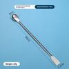 Stainless Steel Medicinal Spoon Ladle Double-ended Experiment Pharmacy Lab Use Reagents Sample Spatula Weighing Spoon