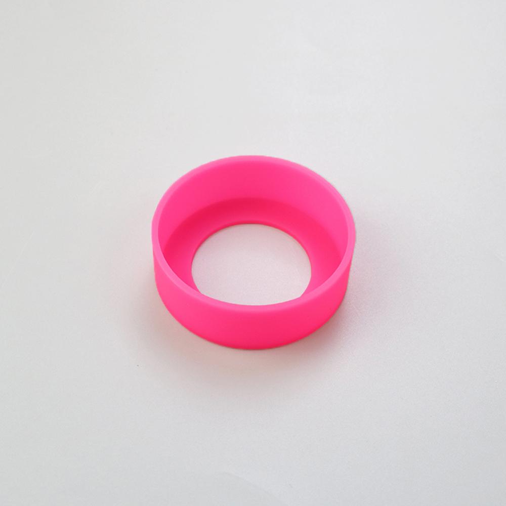 28 Colors 6.0CM Silicone Cup Bottom Cover 60MM Cup Bottom Ring Coaster Sleeve Sheath Wear-resistant Anti-fall Bottom Cover