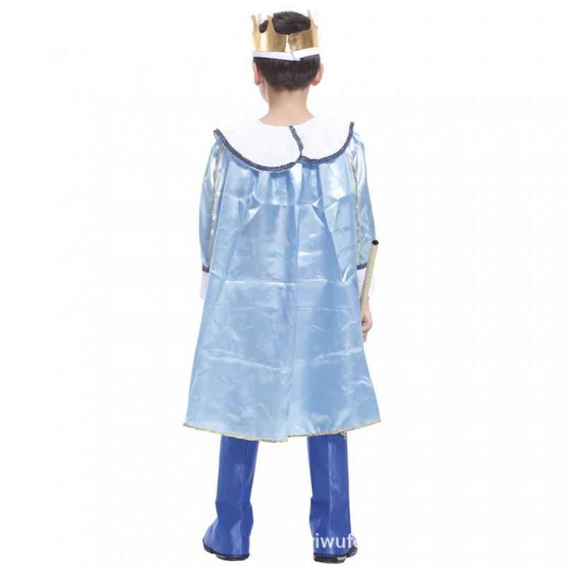 Kids Prince Costume Halloween Party Cosplay Stage Performance Fantasy Themed Outfit Unisex