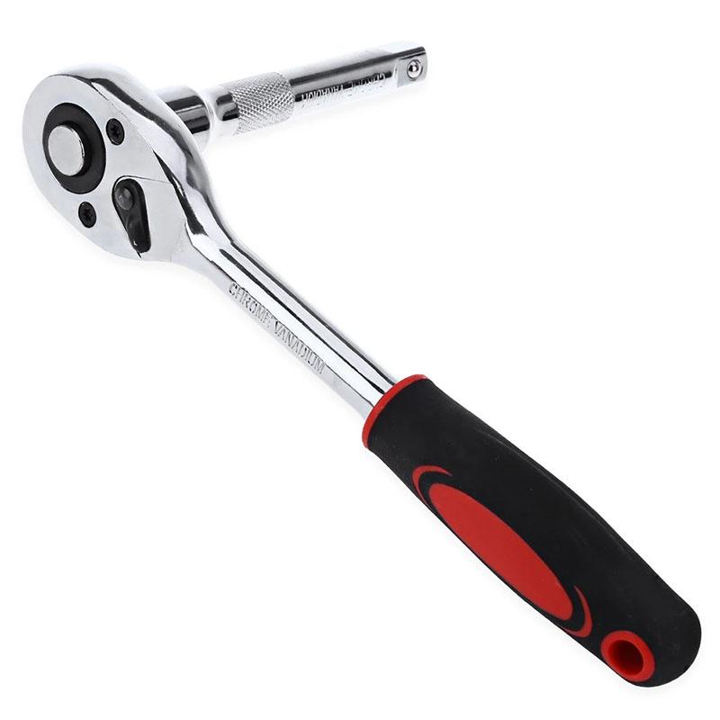 1/4'' 3/8''  1/2'' Socket Wrench Set Extension Rod Multi-function Ratchet Spanner Set Car Motorcycle Repair Hand Tool Set