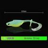 Fishing Lure Floating Twist Fish Bait Durable Soft Plastic Material Realistic Swimming Action Suitable for Freshwater and Saltwater Fishing
