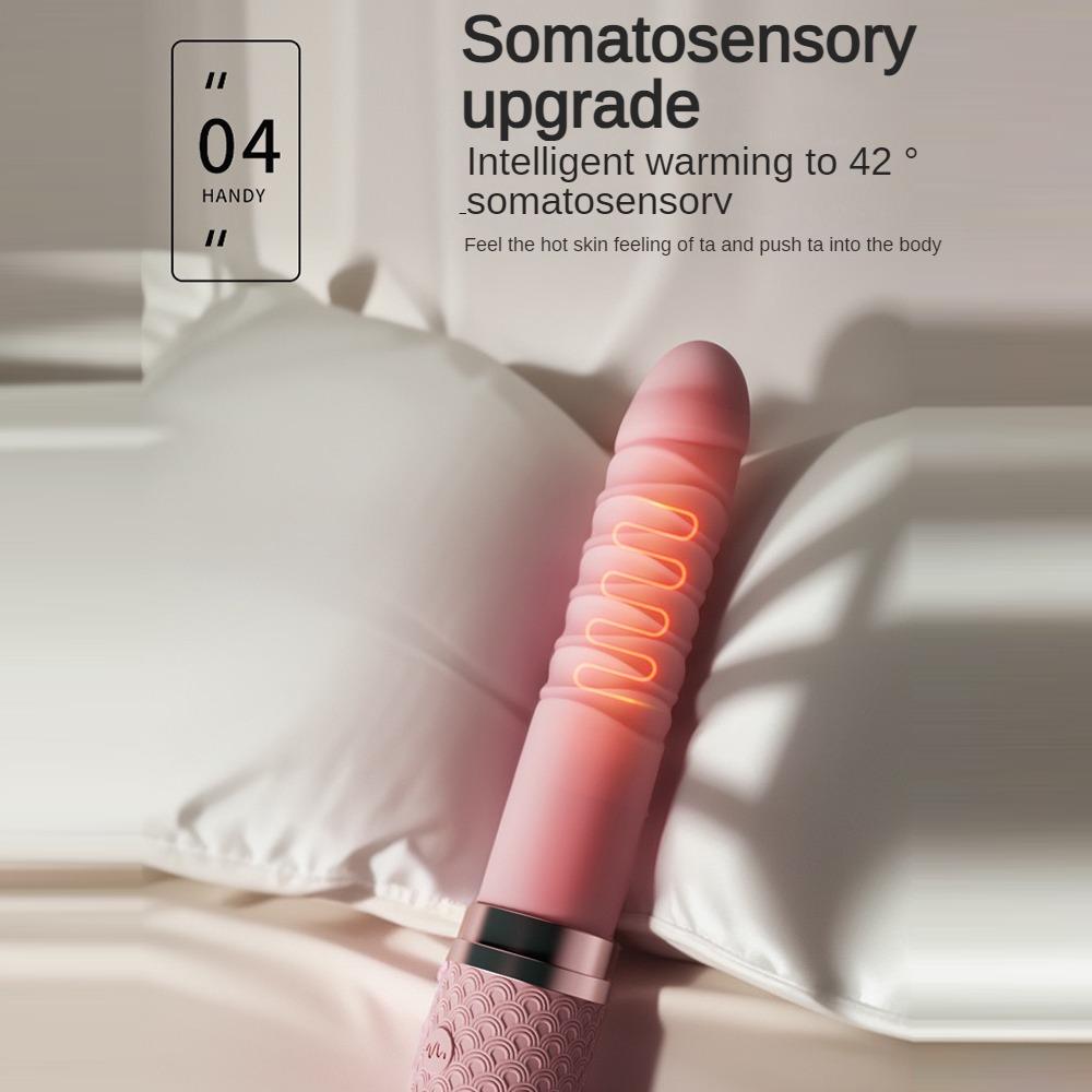 Automatyczna maszyna teleskopowy królik wibrator Dildo kobiece zabawki erotyczne kobiety masturbacja pochwy Penis G Spot stymulator łechtaczki masażer dorośli