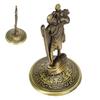 Jesus Statue Olive Colour 3.5in High Strong Alloy Stable Base Exquisite Details Jesus Figurine for Home Car Office