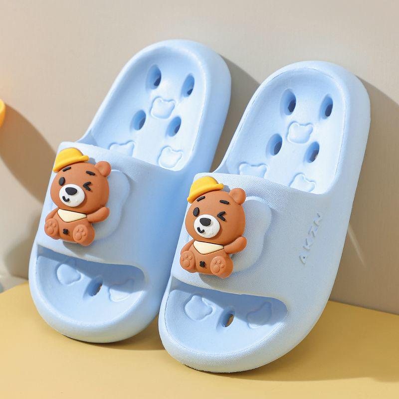 Children's Quick-Dry Anti-Slip Bathroom Slippers - Boys & Girls Summer Shower Sandals