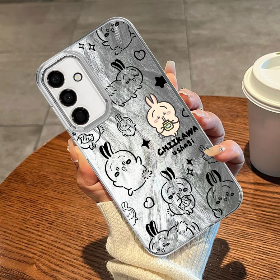 Soft Shell Phone Case for Samsung Galaxy A23 A13 A14 A55 A21s A24 A15 A16 A33 A34 A35 A36 A26 A51 A52 Cartoon Chiikawa