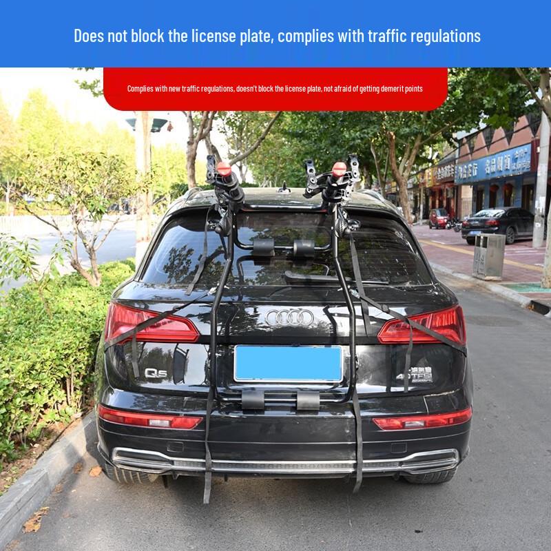 Lishi 2-in-1 Car Rear-Mounted Bicycle Rack