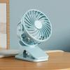 New 1 Pcs Portable Mini Cooler Fan USB Rechargeable 720°Rotatable Clip Fan Built In Night Lamp Personal Fan For Outdoor Camping