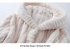 Women's Thickened Flannel Pajama Set - Coral Fleece Long Robe for Autumn/Winter